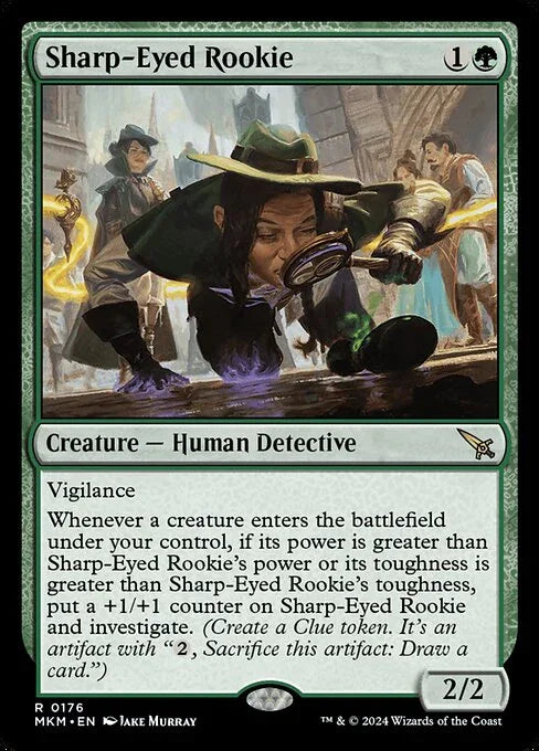 [Foil] MKM 176 Sharp-Eyed Rookie R