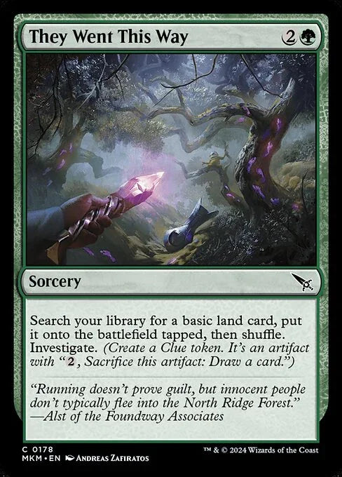 [Foil] MKM 178 They Went This Way C