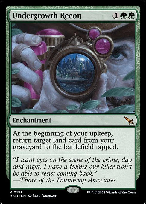 [Foil] MKM 181 Undergrowth Recon M
