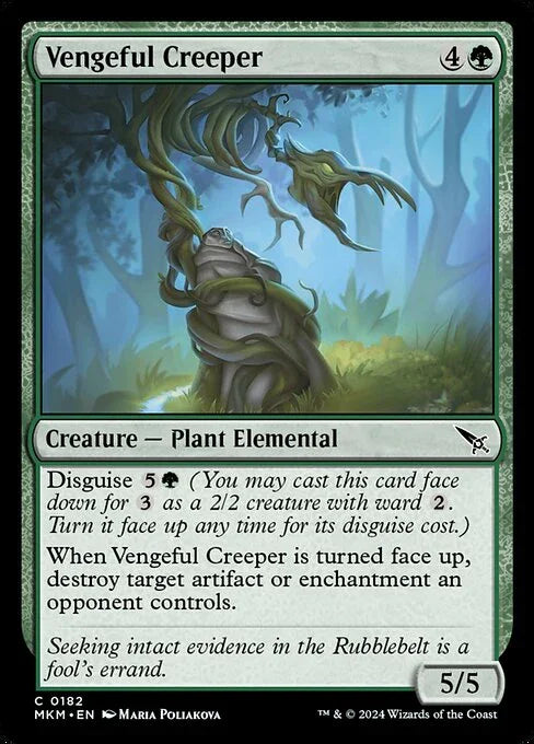 [Foil] MKM 182 Vengeful Creeper C