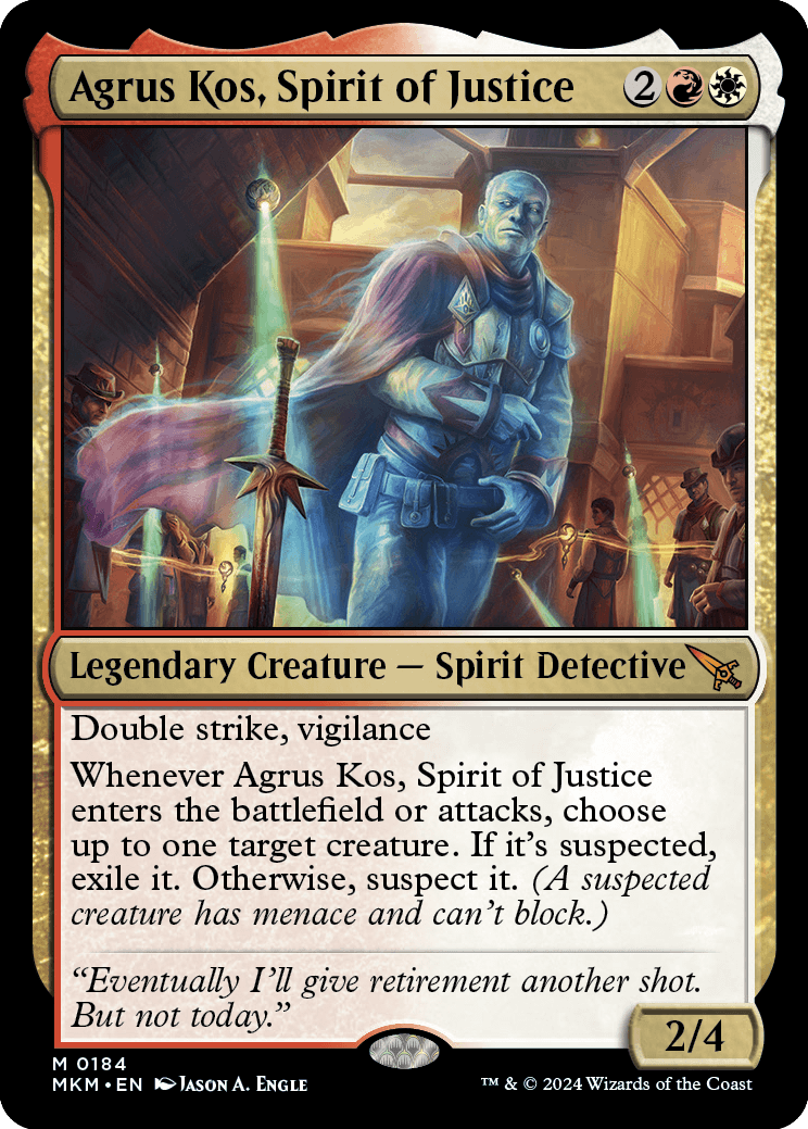 MKM 184 Agrus Kos, Spirit of Justice M