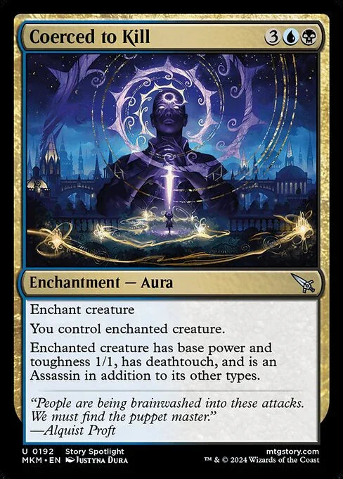 [Foil] MKM 192 Coerced to Kill U