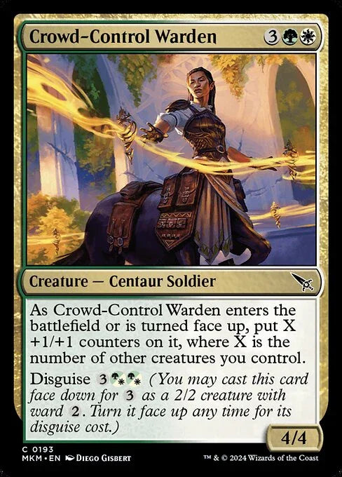 [Foil] MKM 193 Crowd-Control Warden C