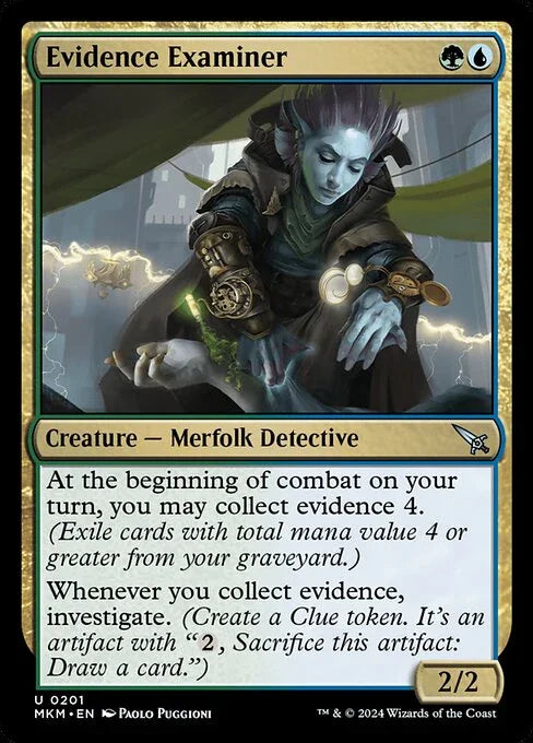 [Foil] MKM 201 Evidence Examiner U