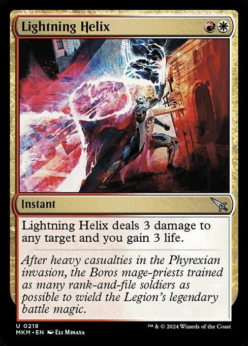 [Foil] MKM 218 Lightning Helix U