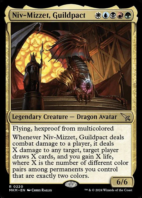 [Foil] MKM 220 Niv-Mizzet, Guildpact R