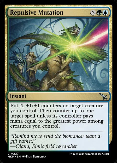 [Foil] MKM 227 Repulsive Mutation U