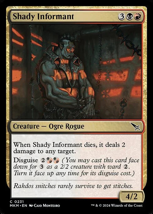 [Foil] MKM 231 Shady Informant C