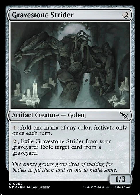 [Foil] MKM 252 Gravestone Strider C