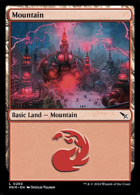 [Foil] MKM 284 Mountain (0284) L