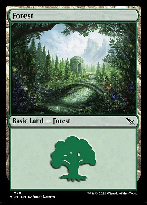 [Foil] MKM 285 Forest (0285) L