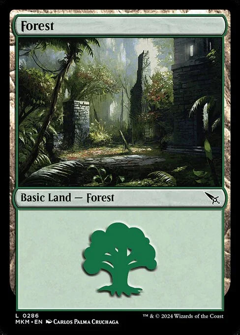 [Foil] MKM 286 Forest (0286) L