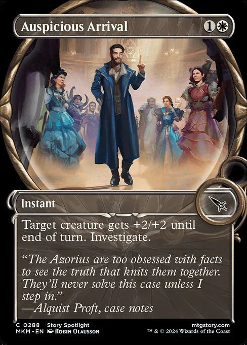 [Foil] MKM 288 Auspicious Arrival (Showcase Magnified) C