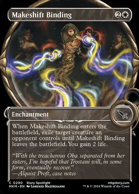 [Foil] MKM 290 Makeshift Binding (Showcase Magnified) C
