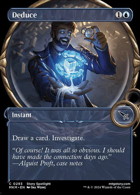 [Foil] MKM 293 Deduce (Showcase Magnified) C
