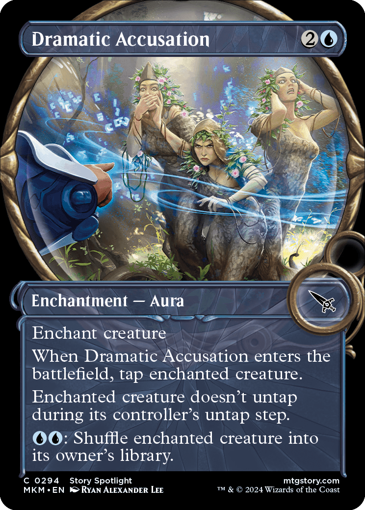 MKM 294 Dramatic Accusation (Showcase Magnified) C