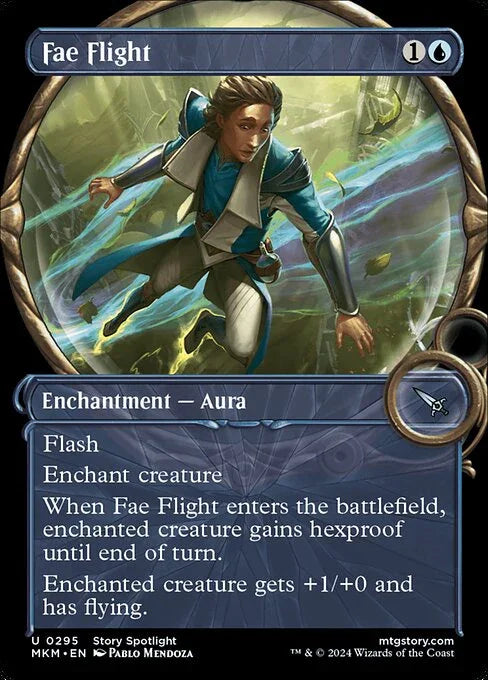 [Foil] MKM 295 Fae Flight (Showcase Magnified) U
