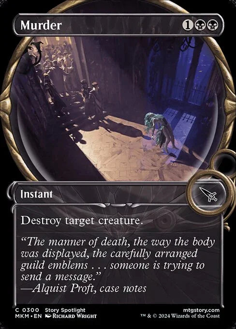 [Foil] MKM 300 Murder (Showcase Magnified) C