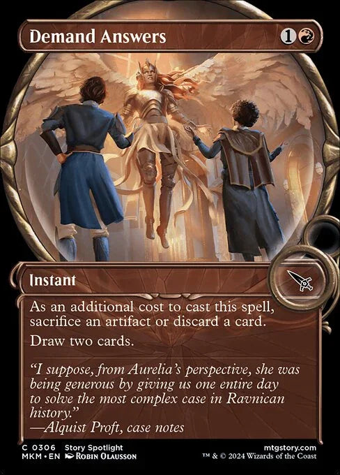 [Foil] MKM 306 Demand Answers (Showcase Magnified) C