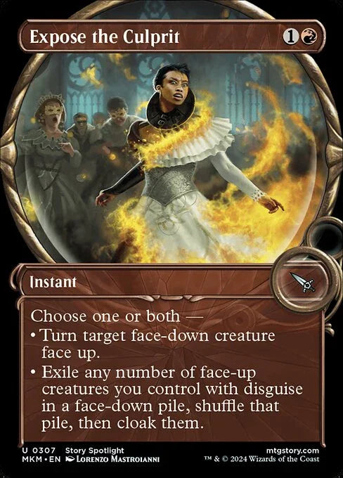 [Foil] MKM 307 Expose the Culprit (Showcase Magnified) U