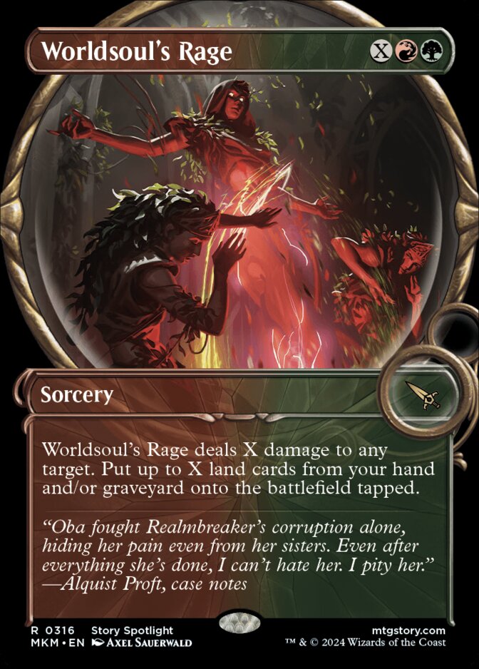 MKM 316 Worldsoul's Rage (Showcase Magnified) R