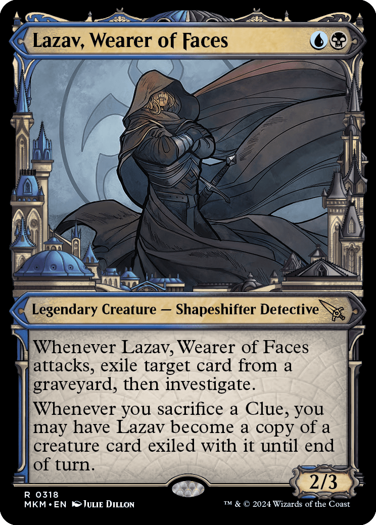 MKM 318 Lazav, Wearer of Faces (Showcase Ravnica City) R