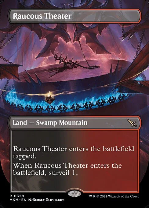 [Foil] MKM 329 Raucous Theater (Borderless) R