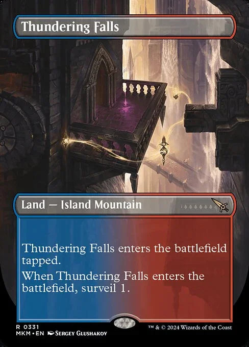 [Foil] MKM 331 Thundering Falls (Borderless) R