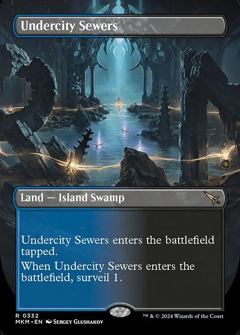 [Foil] MKM 332 Undercity Sewers (Borderless) R