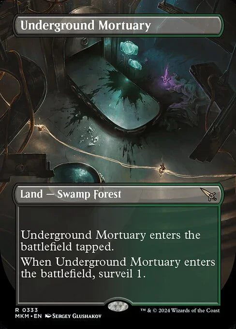 [Foil] MKM 333 Underground Mortuary (Borderless) R