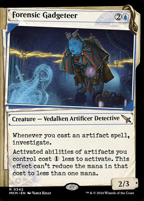 [Foil] MKM 342 Forensic Gadgeteer (Showcase Dossier) R