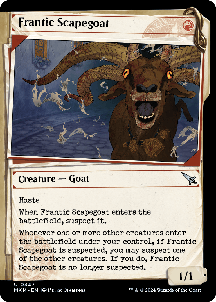 MKM 347 Frantic Scapegoat (Showcase Dossier) U