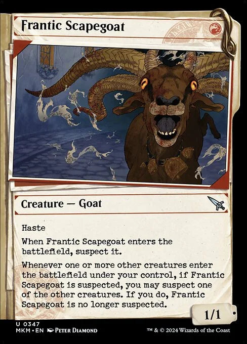 [Foil] MKM 347 Frantic Scapegoat (Showcase Dossier) U