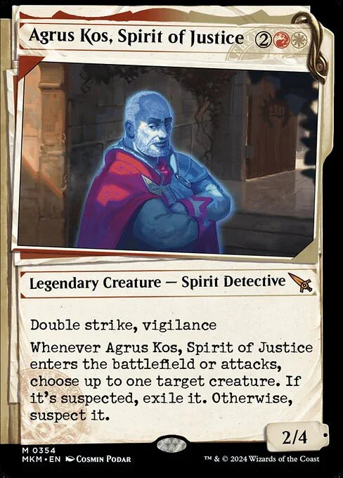 [Foil] MKM 354 Agrus Kos, Spirit of Justice (0354 - Showcase Dossier) M