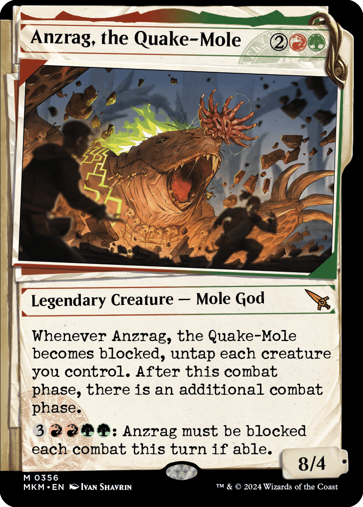 MKM 356 Anzrag, the Quake-Mole (Showcase Dossier) M