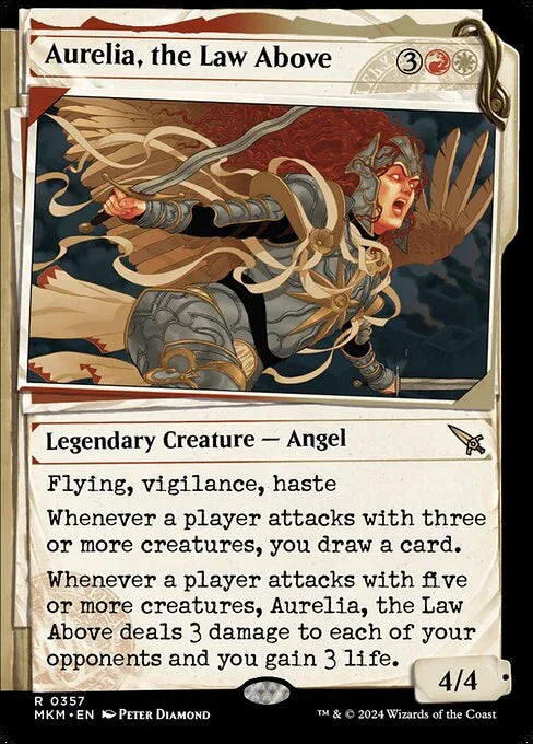 [Foil] MKM 357 Aurelia, the Law Above (Showcase Dossier) R