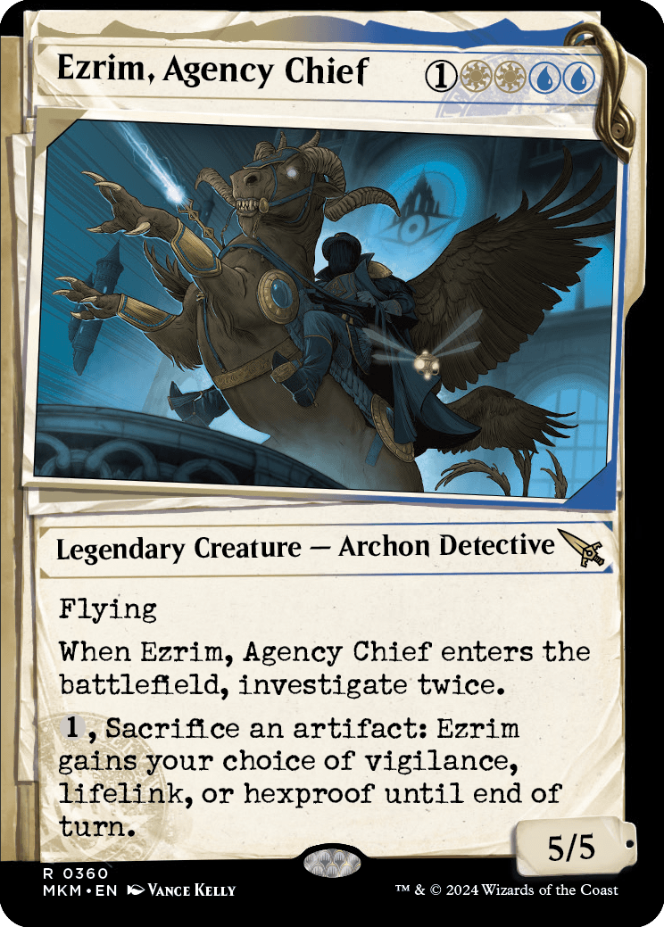 MKM 360 Ezrim, Agency Chief (Showcase Dossier) R