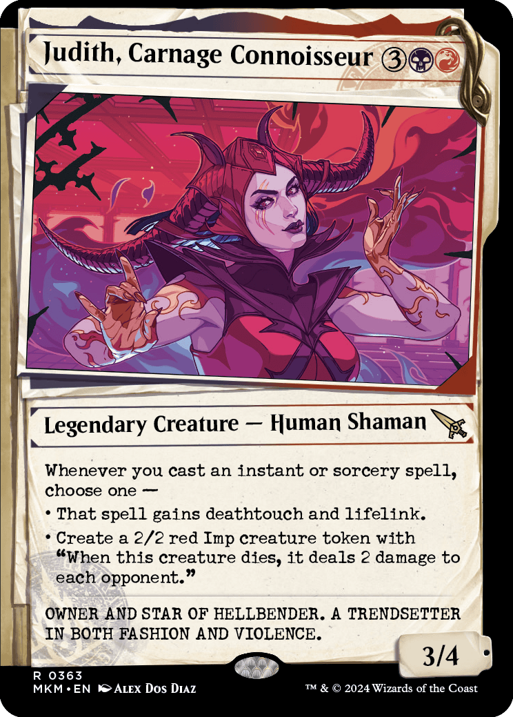 MKM 363 Judith, Carnage Connoisseur (Showcase Dossier) R