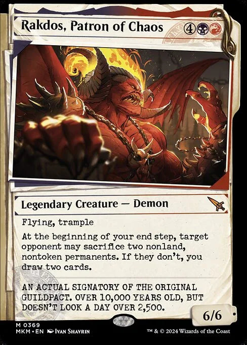 MKM 369 Rakdos, Patron of Chaos (Showcase Dossier) M
