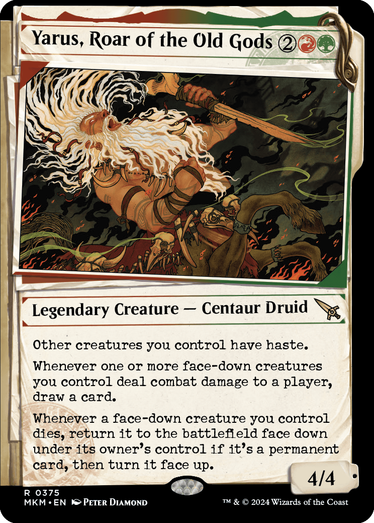 MKM 375 Yarus, Roar of the Old Gods (Showcase Dossier) R