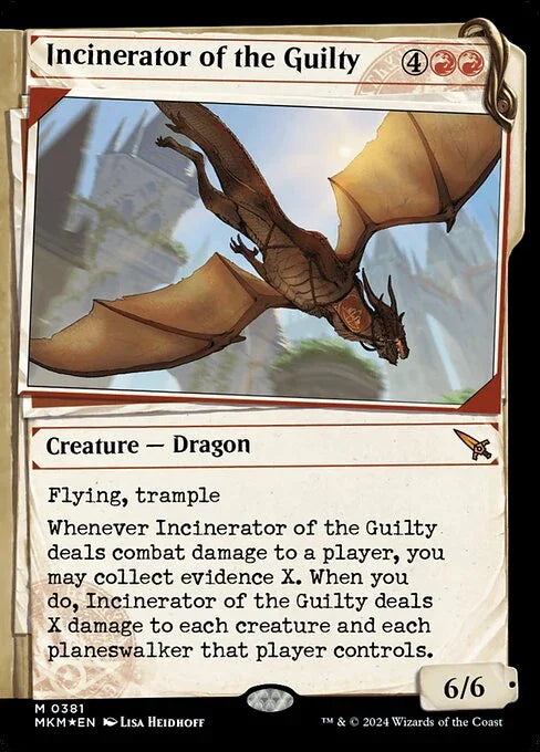 [Foil] MKM 381 Incinerator of the Guilty (0381 - Invisible Ink Dossier) M