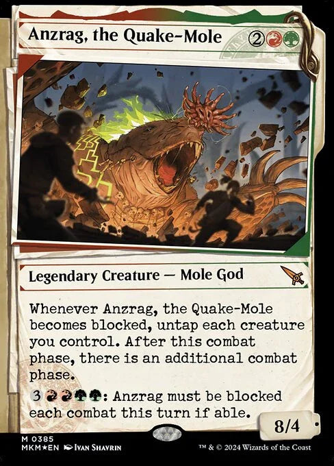 [Foil] MKM 385 Anzrag, the Quake-Mole (0385 - Invisible Ink Dossier) M
