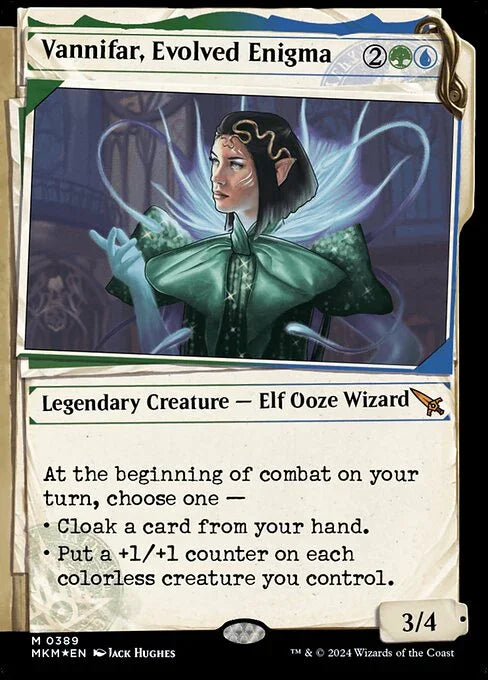 [Foil] MKM 389 Vannifar, Evolved Enigma (0389 - Invisible Ink Dossier) M