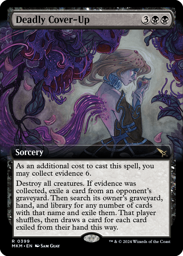 MKM 399 Deadly Cover-Up (Extended Art) R
