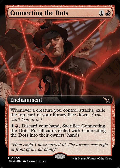 [Foil] MKM 403 Connecting the Dots (Extended Art) R