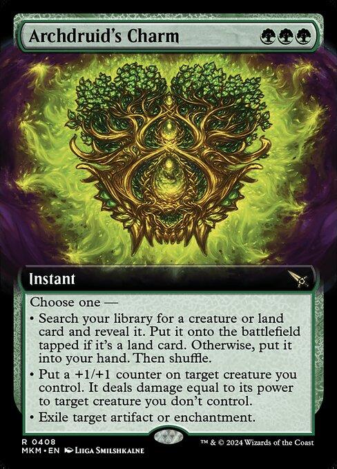 [Foil] MKM 408 Archdruid's Charm (Extended Art) R