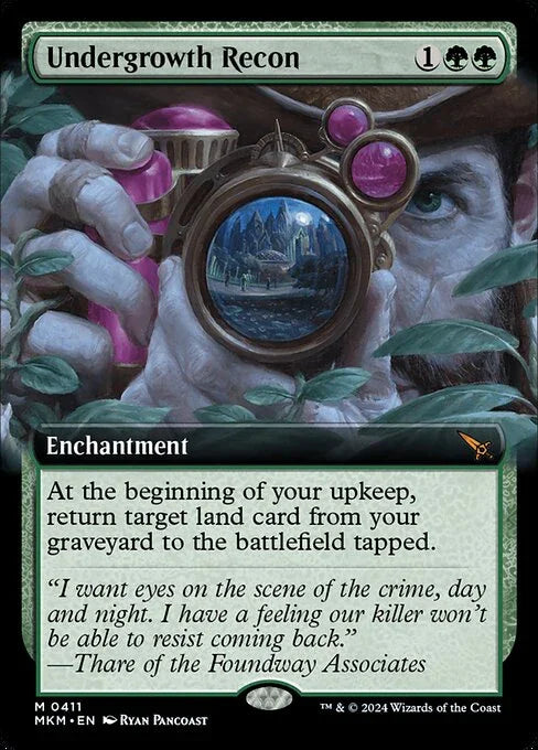 [Foil] MKM 411 Undergrowth Recon (Extended Art) M