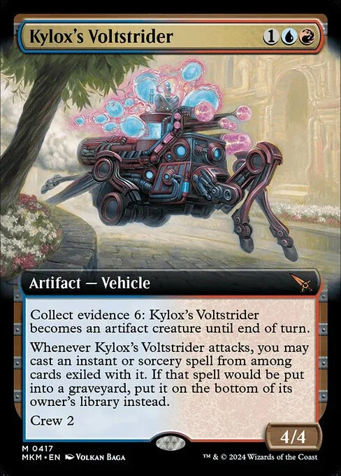 [Foil] MKM 417 Kylox's Voltstrider (Extended Art) M