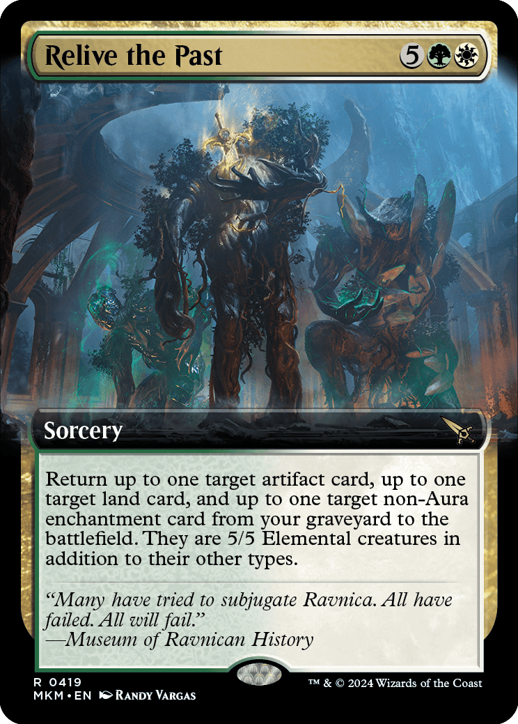 MKM 419 Relive the Past (Extended Art) R