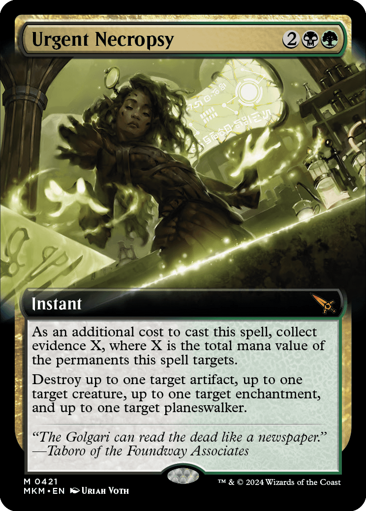 MKM 421 Urgent Necropsy (Extended Art) M